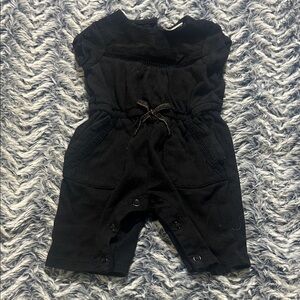 Kardashian Kids Black Short-Sleeve Romper
